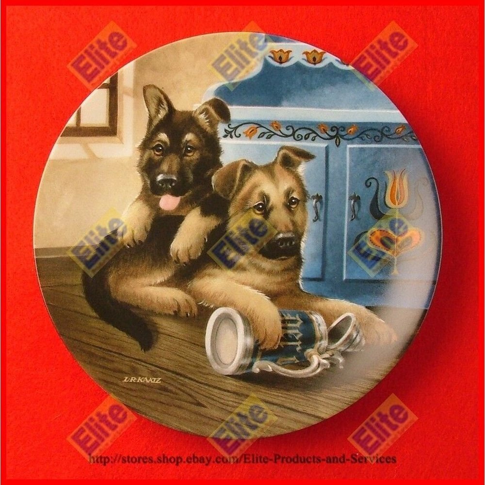 Its a Dogs Life "Dogs and Suds" Collectors Plate by Knowles